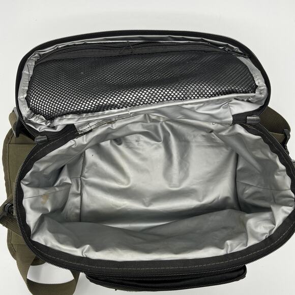 High Speed Daddy Lunch Box Bag Insulated Durable Cooler Fishing Bait Bag Green - Picture 9 of 9